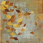Branches Paintings - Gingko Branch I by Asia Jensen